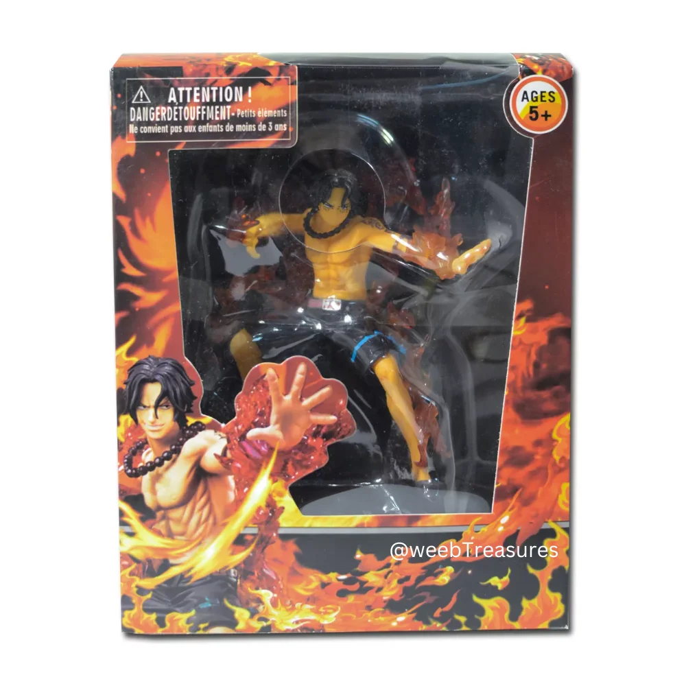 Portgas D. Ace Fire Fist Action Figure with Box (13 Cm Height) - One Piece - Image 5
