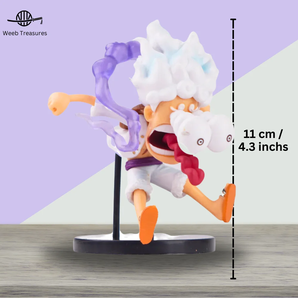 Chibi Luffy Gear 5 Big Eye Mini Figure (11 Cm Height) - One Piece - Image 2