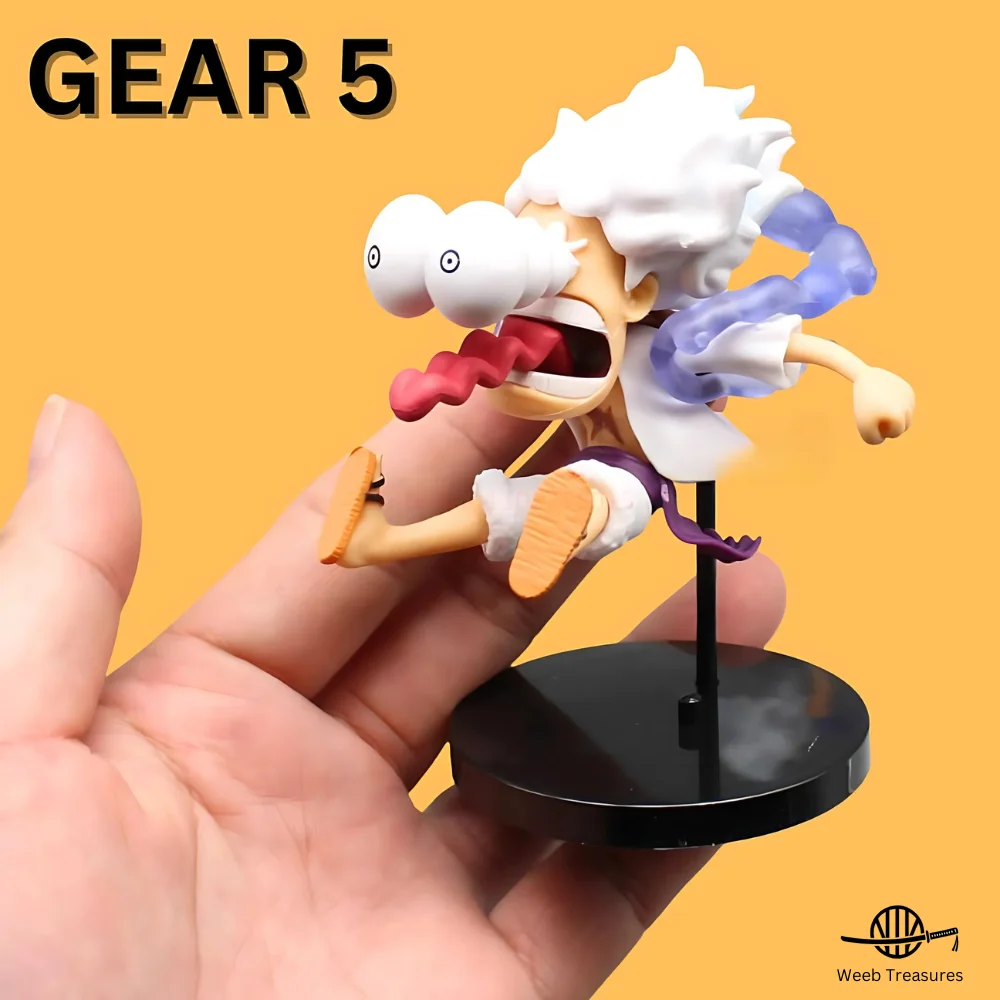 Chibi Luffy Gear 5 Big Eye Mini Figure (11 Cm Height) - One Piece - Image 3