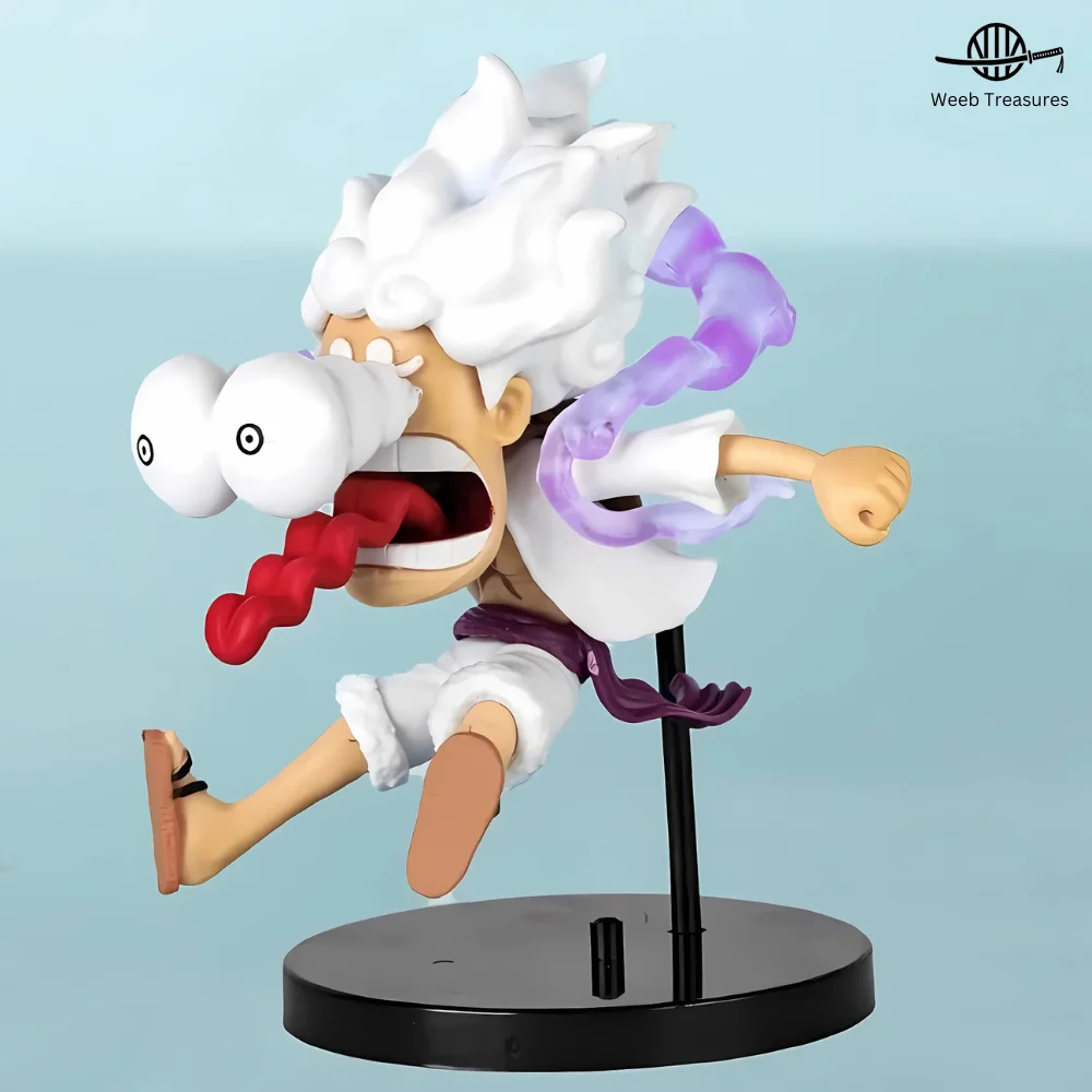 Chibi Luffy Gear 5 Big Eye Mini Figure (11 Cm Height) - One Piece - Image 1