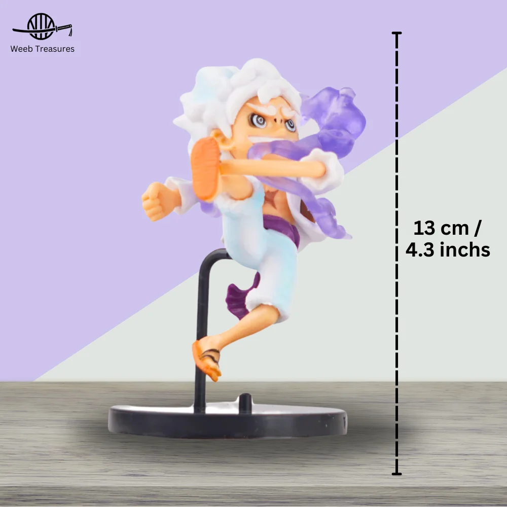 Chibi Luffy Gear 5 Long Hand Mini Figure (10 Cm Height) - One Piece - Image 3