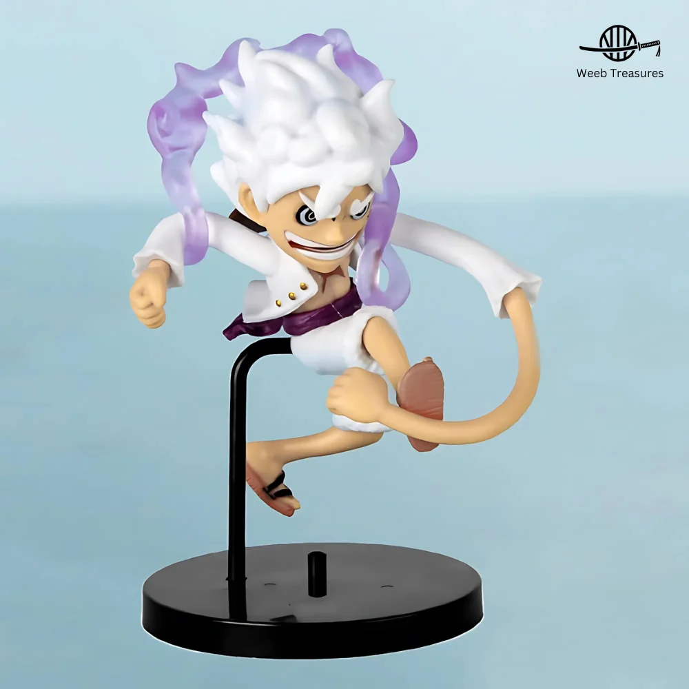 Chibi Luffy Gear 5 Long Hand Mini Figure (10 Cm Height) - One Piece - Image 1