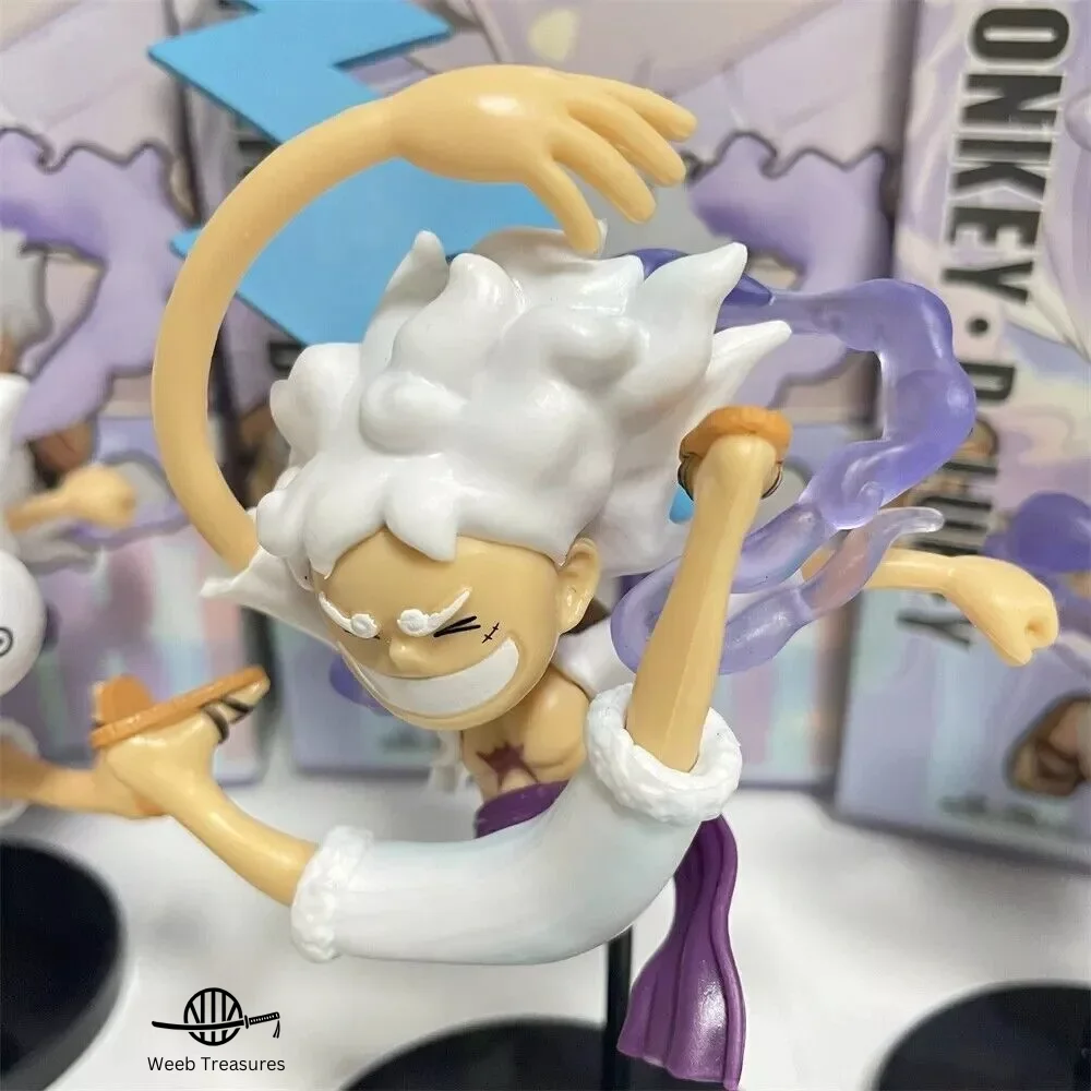 Chibi Luffy Gear 5 Laugh Blue Thunder Mini Figure (13 Cm Height) - One Piece - Image 3
