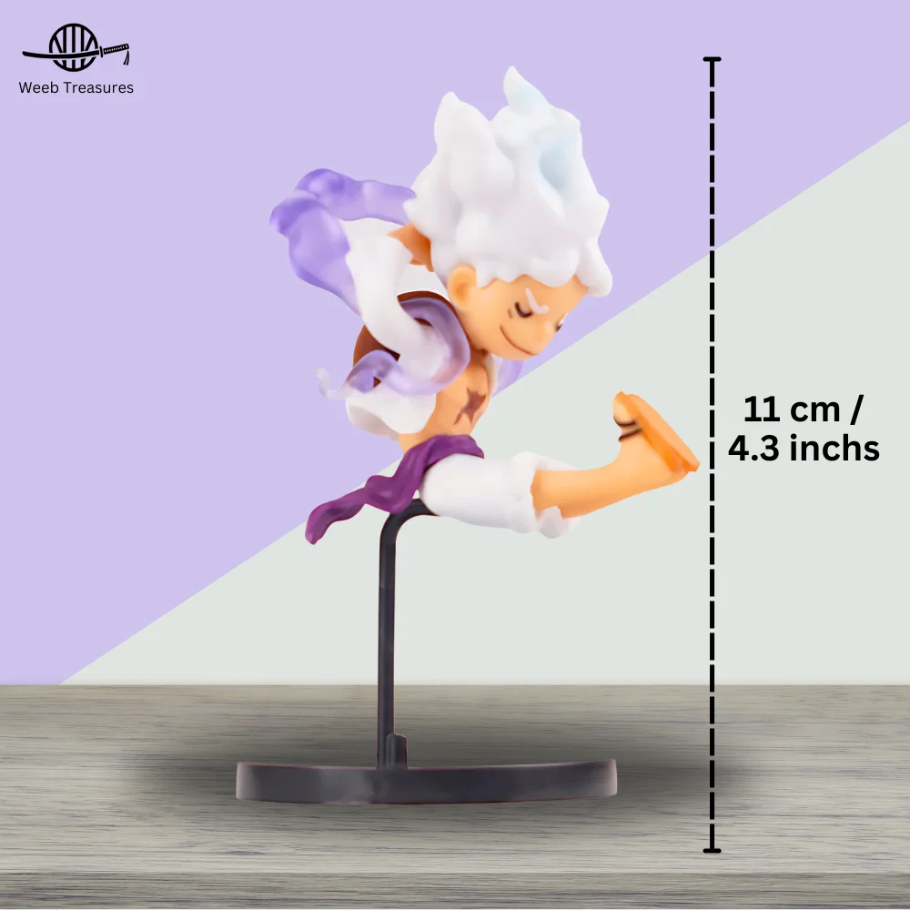 Chibi Luffy Gear 5 Sleeping Pose Mini Figure (8 Cm Height) - One Piece - Image 2