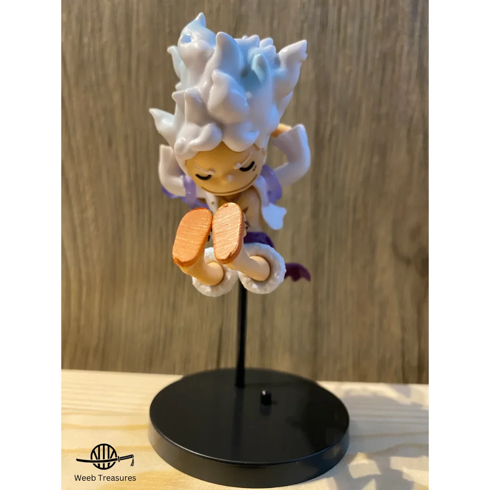 Chibi Luffy Gear 5 Sleeping Pose Mini Figure (8 Cm Height) - One Piece - Image 4