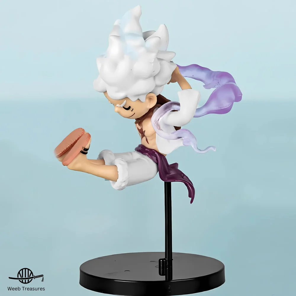 Chibi Luffy Gear 5 Sleeping Pose Mini Figure (8 Cm Height) - One Piece - Image 1