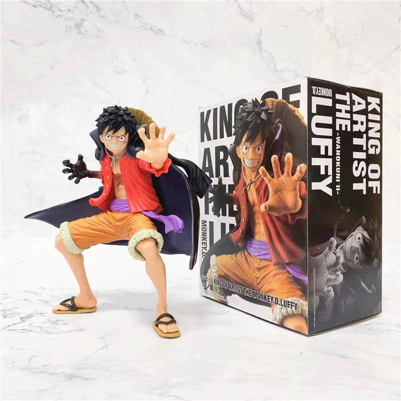 Monkey D. Luffy wono Attacking Pose with Armament Haki Action Figure (18 Cm Height) - One Piece - Image 3