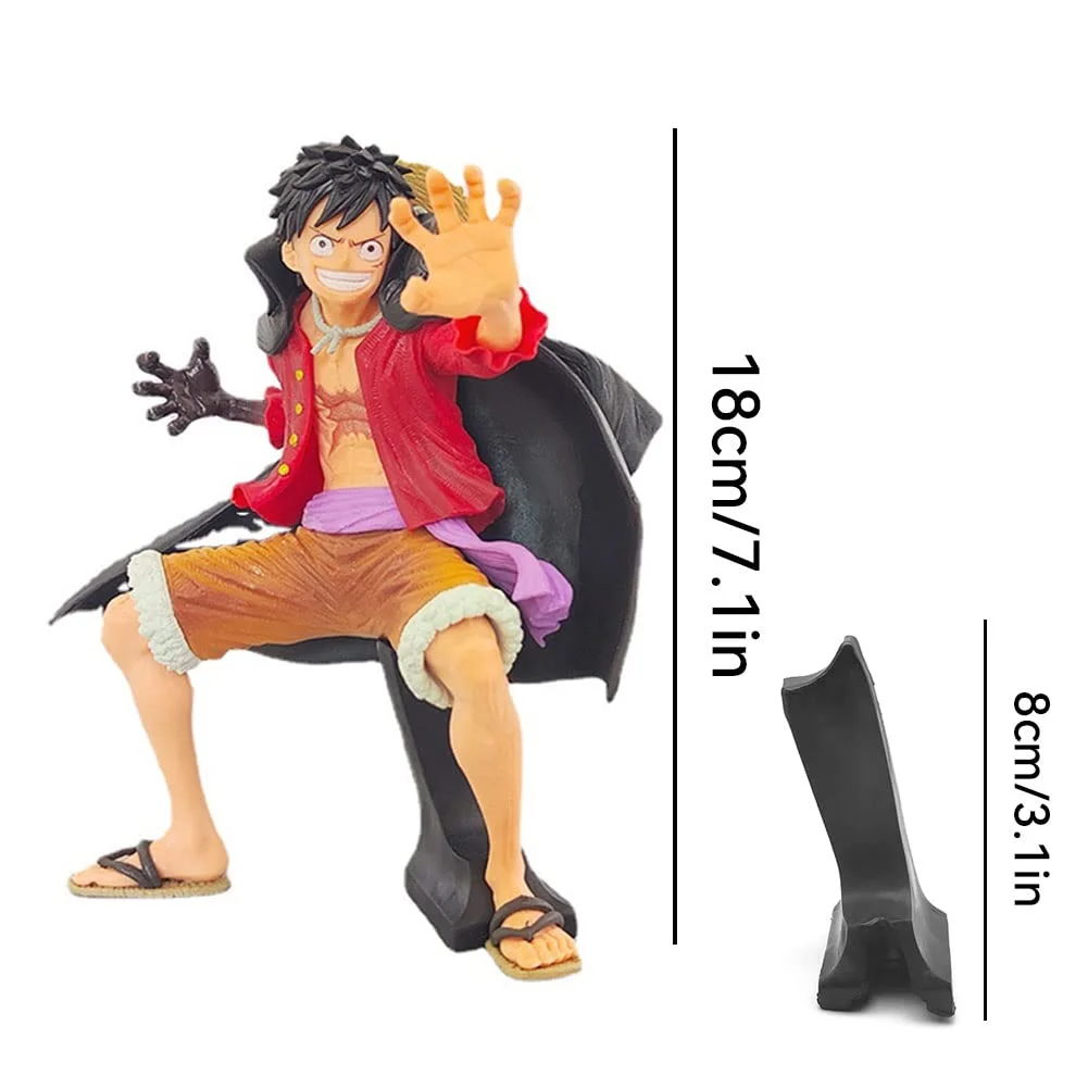 Monkey D. Luffy wono Attacking Pose with Armament Haki Action Figure (18 Cm Height) - One Piece - Image 5