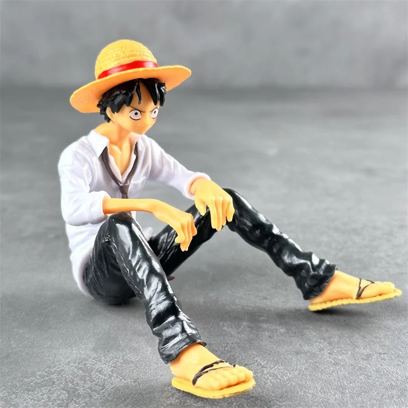 One Piece Anime Monkey D Luffy Action Figure PVC Model Toys Doll Car Decor | 12 CMS | - Image 2